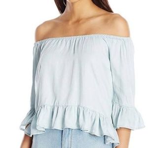 Off the shoulders blouse sz med.